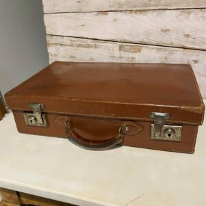 Petite valise en cuir