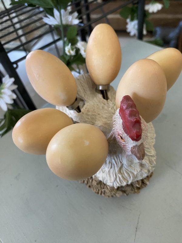 Poule en céramique