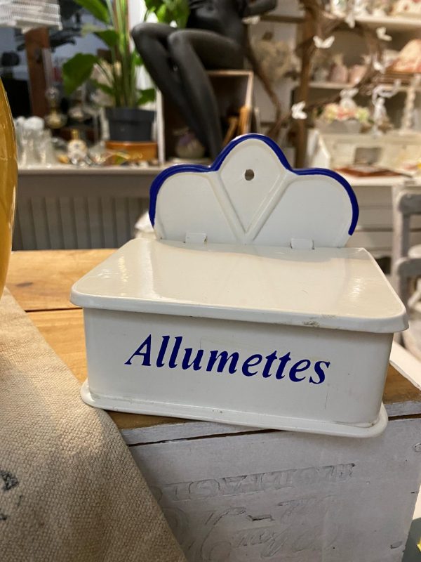 Boite allumette émaillée