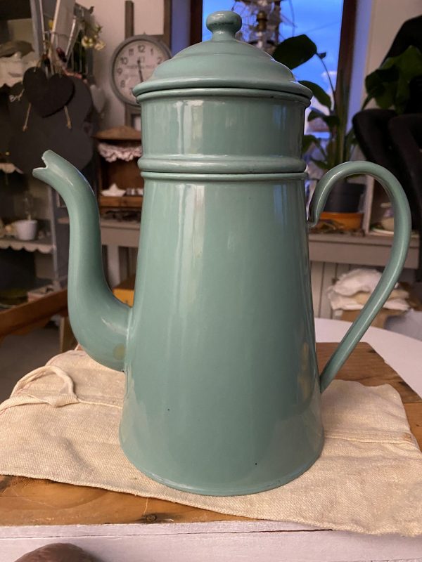 Cafetière ou théière émaillée
