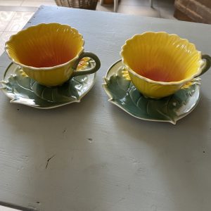 Tasses à thé fleur