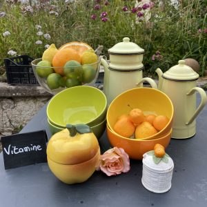 4 grands bols en céramique