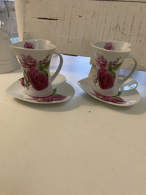 2 mugs cœur