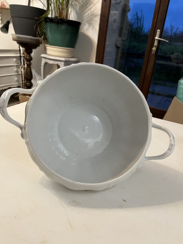 Petite soupière blanche