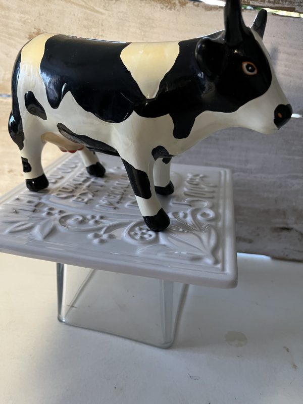 Vache tirelire en céramique – Image 3
